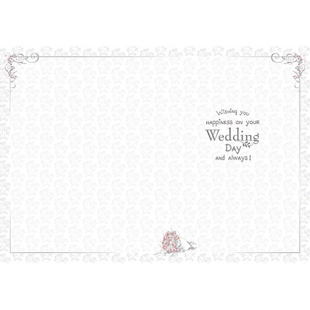 Bride & Groom Me To You Bear Wedding Day Card Extra Image 1